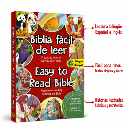 Biblia Kids™ Biblia Bilingue Fácil